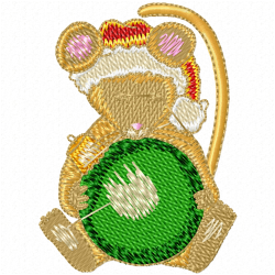 Mice Embroidery Design 10